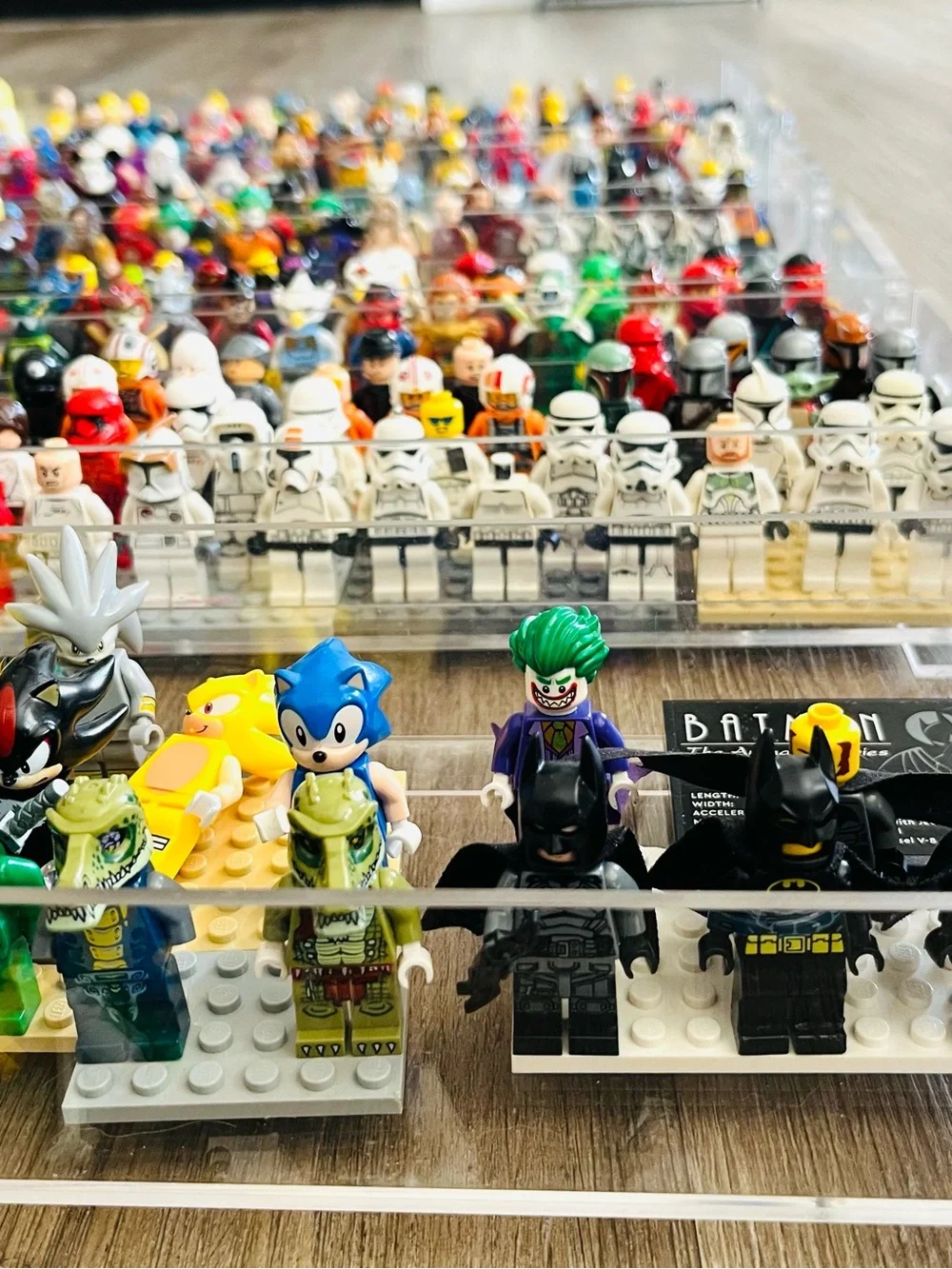 Large Collection of Mini Figures and Accessories - Multicolor